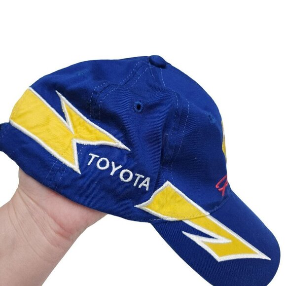 NAPA Racing Michael Waltrip Toyota Cap Cotton Blue & Yellow Adjustable Strap‎ OS - Picture 3 of 8
